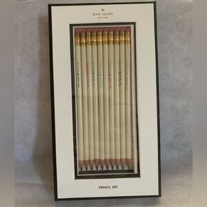 NIB Vintage kate spade WHAT'S THE WORD Bridge Style Pencil Set